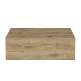 Mesa de Noche Milano Macadamia 40x13cm Flotante con Un Cajón - Mesas de Noche | Bylmo