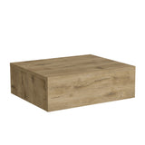 Mesa de Noche Milano Macadamia 40x13cm Flotante con Un Cajón - Mesas de Noche | Bylmo