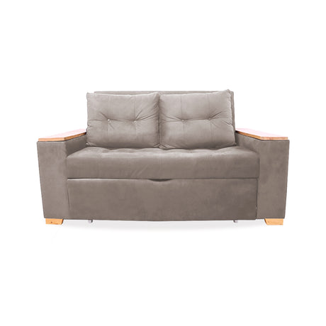 Sofá Cama Weber Camel 180x90cm con Cuatro Cojines - Sofas y Poltronas | Bylmo