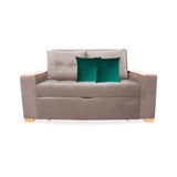 Sofá Cama Weber Camel 180x90cm con Cuatro Cojines - Sofas y Poltronas | Bylmo
