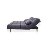 Sofá Cama Baumann Gris 180x90cm con Cuatro Cojines - Sofas y Poltronas | Bylmo