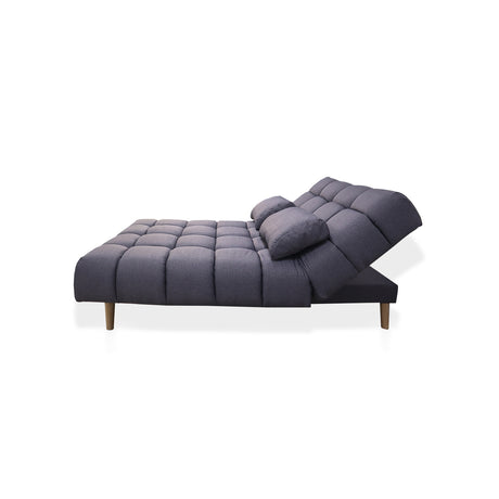 Sofá Cama Baumann Gris 180x90cm con Cuatro Cojines - Sofas y Poltronas | Bylmo