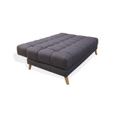 Sofá Cama Baumann Gris 180x90cm con Cuatro Cojines - Sofas y Poltronas | Bylmo