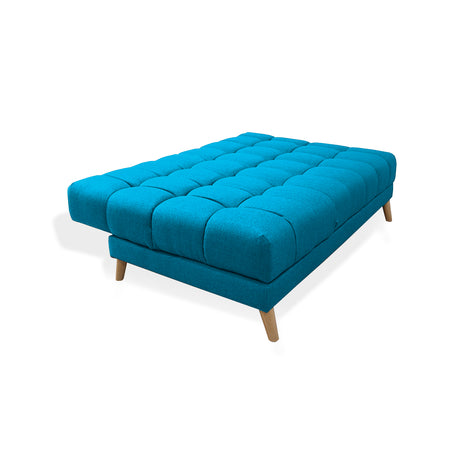 Sofá Cama Baumann Turquesa 180x90cm con Cuatro Cojines - Sofas y Poltronas | Bylmo