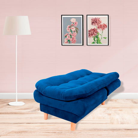 Poltrona Meier Azul Petróleo 70x90cm Reclinable - Sofas y Poltronas | Bylmo