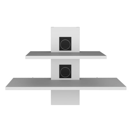 Repisa para TV Burgos Blanco 60.1x43.7cm Para TV hasta 45 Pulgadas - Muebles de TV | Bylmo