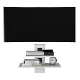 Repisa para TV Burgos Blanco 60.1x43.7cm Para TV hasta 45 Pulgadas - Muebles de TV | Bylmo