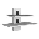 Repisa para TV Burgos Blanco 60.1x43.7cm Para TV hasta 45 Pulgadas - Muebles de TV | Bylmo