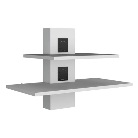 Repisa para TV Burgos Blanco 60.1x43.7cm Para TV hasta 45 Pulgadas - Muebles de TV | Bylmo
