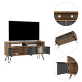 Mesa para TV Vegas Miel 121.5x60.6cm Para TV hasta 55 Pulgadas - Muebles de TV | Bylmo