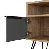 Mesa para TV Vegas Miel 121.5x60.6cm Para TV hasta 55 Pulgadas - Muebles de TV | Bylmo