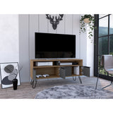 Mesa para TV Vegas Miel 121.5x60.6cm Para TV hasta 55 Pulgadas - Muebles de TV | Bylmo