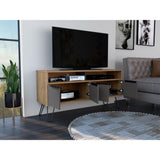 Mesa para TV Vegas Miel 121.5x60.6cm Para TV hasta 55 Pulgadas - Muebles de TV | Bylmo