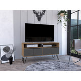 Mesa para TV Vegas Miel 121.5x60.6cm Para TV hasta 55 Pulgadas - Muebles de TV | Bylmo