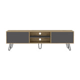 Rack de TV Vassel Macadamia 180x52.5cm Para TV hasta 70 Pulgadas - MUEBLES DE TV | Bylmo