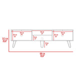 Rack de TV Vassel Macadamia 180x52.5cm Para TV hasta 70 Pulgadas - MUEBLES DE TV | Bylmo