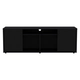 Rack de TV Prana Wengue 150.4x51.5cm Para TV hasta 65 Pulgadas - Muebles de TV | Bylmo