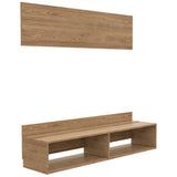 Panel de TV Ravena Miel 137.7x134.6cm Para TV hasta 60 Pulgadas - Muebles de TV | Bylmo