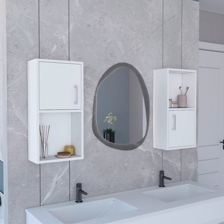 Estanteria para Baño Bath Blanco 30x60.1cm sin Cajones y con Dos Entrepaños - OTROS MUEBLES PARA BANHO | Bylmo
