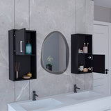 Estanteria para Baño Bath Wengue 30x60.1cm sin Cajones y con Dos Entrepaños - OTROS MUEBLES PARA BANHO | Bylmo
