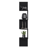 Repisa Rosset Wengue 25x131cm De Cuatro Niveles - Repisas y Percheros | Bylmo