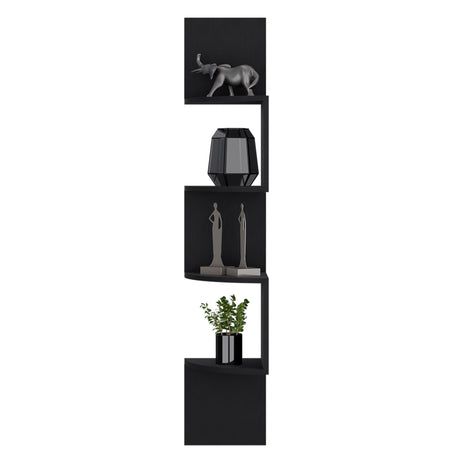 Repisa Rosset Wengue 25x131cm De Cuatro Niveles - Repisas y Percheros | Bylmo
