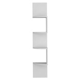 Repisa Rosset Blanco 25x131cm De Cuatro Niveles - REPISAS | Bylmo