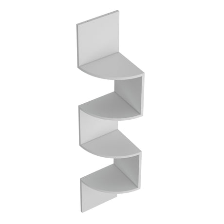 Repisa Rosset Blanco 25x131cm De Cuatro Niveles - REPISAS | Bylmo