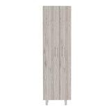 Organizador de Aseo Nala Ceniza 51.2x181.2cm con Colgadero de Escobas - Muebles de Aseo y Ropas | Bylmo