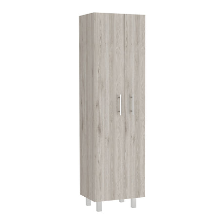 Organizador de Aseo Nala Ceniza 51.2x181.2cm con Colgadero de Escobas - Muebles de Aseo y Ropas | Bylmo