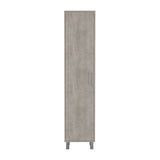 Organizador de Aseo Laska Cemento 40x180cm con Una Puerta - Muebles de Aseo y Ropas | Bylmo