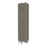 Organizador de Aseo Laska Cemento 40x180cm con Una Puerta - Muebles de Aseo y Ropas | Bylmo
