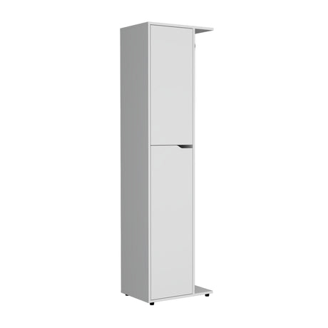 Organizador de Aseo Austin Blanco 51.2x181.2cm con Dos Puertas - Muebles de Aseo y Ropas | Bylmo