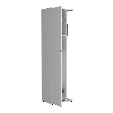 Organizador de Aseo Austin Blanco 51.2x181.2cm con Dos Puertas - Muebles de Aseo y Ropas | Bylmo