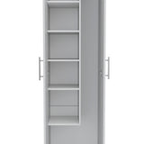 Organizador de Aseo Nala Blanco 51.2x181.2cm con Dos Puertas - Muebles de Aseo y Ropas | Bylmo