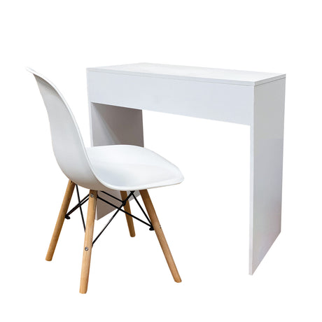 Tocador Marcoma Blanco 76x80cm con Silla Eames - Tocadores | Bylmo
