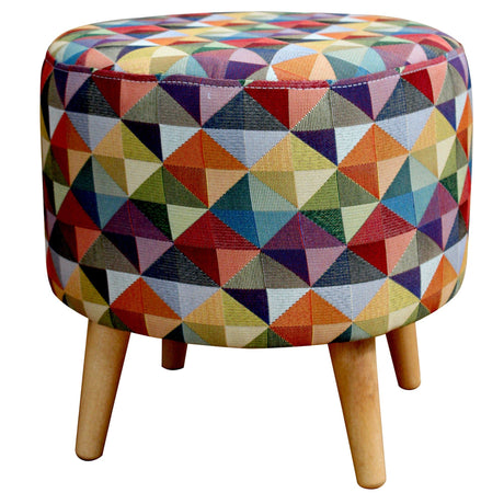 Tocador Marcoma Blanco 76x80cm con Puff Multicolor - Tocadores | Bylmo