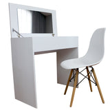 Tocador Blanco 76x80cm Sin Sillas - Tocadores | Bylmo