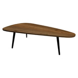 Mesa de Centro Gota 30x110cm Amaretto Triangular - Mesas de Centro | Bylmo