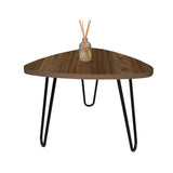 Set X2 Mesas de Centro Shine Amaretto 40x40cm y 40x35cm Triangulares - Mesas de Centro | Bylmo