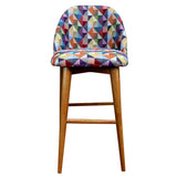 Set x 2 Sillas de Bar Abarra Multicolor 100x45cm con Espaldar - Sillas y Butacos | Bylmo