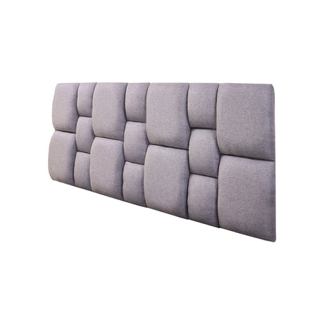 Cabecero Flotante Kramer Gris Claro 120x60cm Para Cama Semidoble - Cabeceros | Bylmo