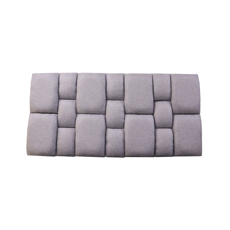 Cabecero Flotante Kramer Gris Claro 160x60cm Para Cama Queen - Cabeceros | Bylmo