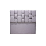 Cabecero de Piso Kramer Gris Claro 140x110cm Para Cama Doble - Cabeceros | Bylmo