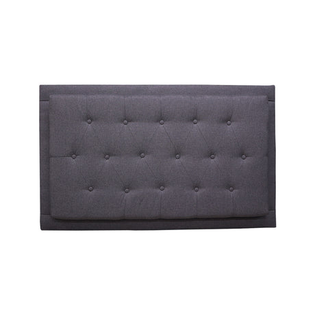 Cabecero Flotante Kaser Gris Oscuro 120x60cm Para Cama Semidoble - Cabeceros | Bylmo