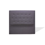 Cabecero de Piso Kaser Gris Oscuro 120x110cm Para Cama Semidoble - Cabeceros | Bylmo