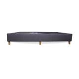 Base Cama Zehnder Gris Oscuro 100x190cm Sencillo - Camas | Bylmo