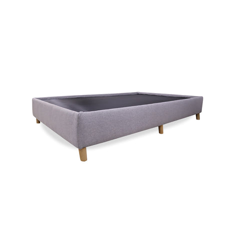 Base Cama Zehnder Gris Claro 120x190cm Semidoble - Camas | Bylmo