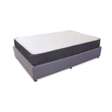 Combo Cama Tarima y Colchón Tanner Gris Claro 140x190cm Doble - Camas | Bylmo