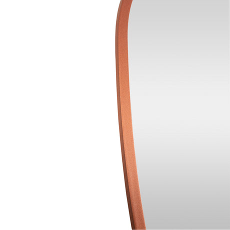Espejo Niza Asimétrico Cobre 70x90cm con Marco en Madera MDF - Espejos Decorativos | Bylmo